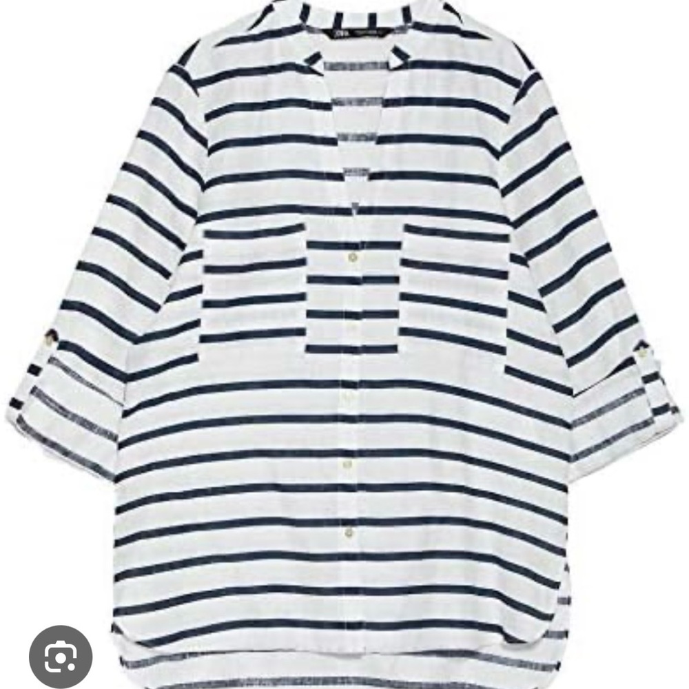 Zara linen top